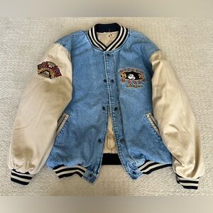 Original Disney Vintage 1928 Mickey Mouse varsity jacket size Large